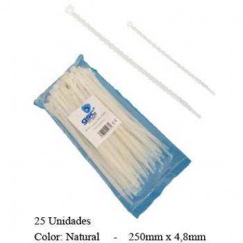 Pack de Bridas GSC 25 Unidades 250x4.8mm Natural 000901318
