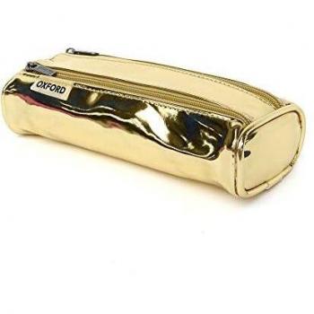 Trousse Pratique Double Zip Dorée