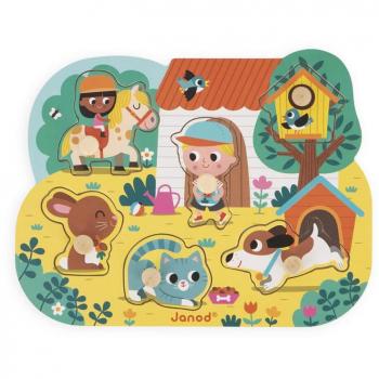Puzzle en Bois Campagne 6 pièces