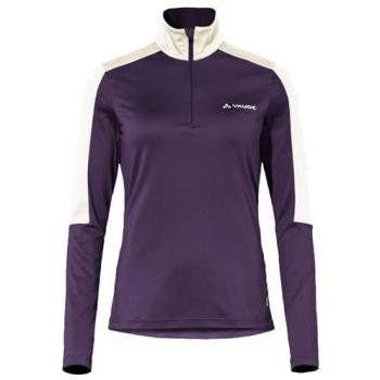 Vaude Livigno Damen Tourenshirt mit Halbzip lila Größe 36