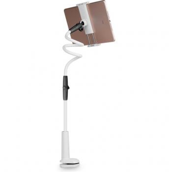 Universal 360 Rotating Mobile Phone Holder with Long Flexible Arm for Desk and Bed