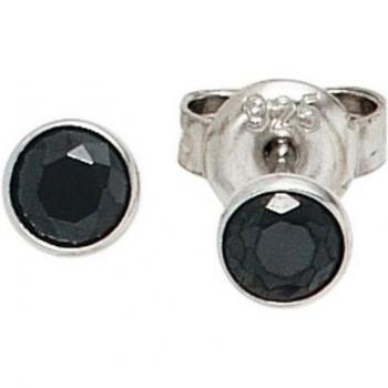 Paar Ohrstecker JOBO, Sterlingsilber mit Zirkonia