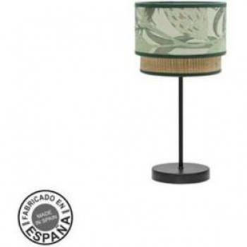 Lampada Chic Mini Nero/Verde Naturale Congo