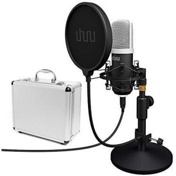 USB Condensatore UHURU 192kHz 24bit con Shock Mount