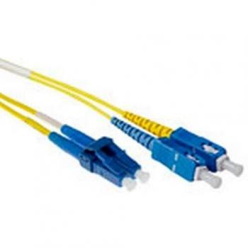Cavo di Rete Fibra LSZH 0,5 m 9/125 OS2 Short Boot LC e SC (Cat7)