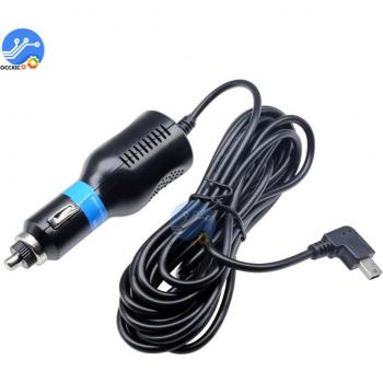 Adaptateur Mini USB 5V 2A – Chargeur Portable + Câble 1,2 m – Compatible DVR, Garmin, GPS, MP3/MP4/MP5
