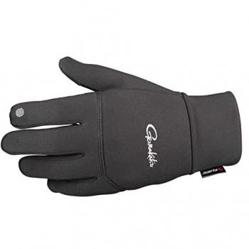 Gamakatsu G-Power Fingerlose Handschuhe Schwarz Grau XXL