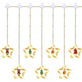 Luz Festiva en Cadenas Interiores y Exteriores