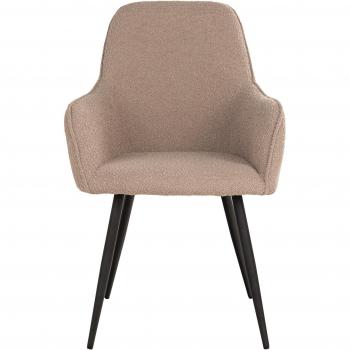 MEUBLER DESIGN Harbo Esszimmerstuhl bouclé beige