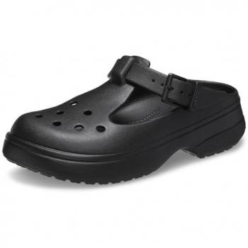 Male Black Mary Jane Buckle Shoe