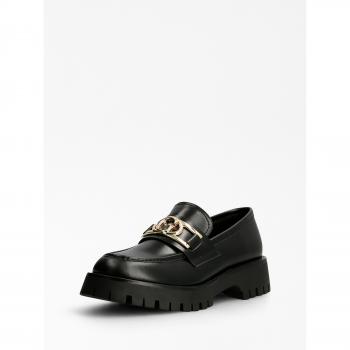 Guess Ilary Leather Loafers Black female UK 5
