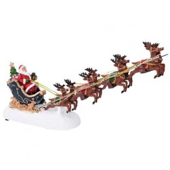 Centre de table de Noël Multicolore 31.5 x 6.5 x 16 cm en résine