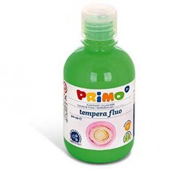 Tempera escolar verde fluorescente 300 ml