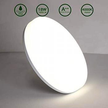 Aogled 18 W Naturweiß‑LED‑Lampe – 22 cm, IP54, 180°