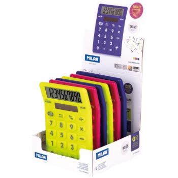 Milan Acid Series 10‑Digit Workstation Calculator – Triple Palette