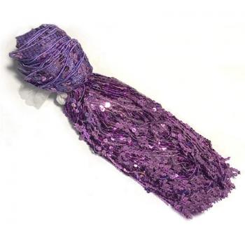6 Yards Decorative Sequined Fringe 40cm Long Tassel for Crafts