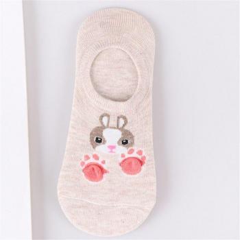 Medias de Mujer con Patas de Conejo 3D a Bajo Corte