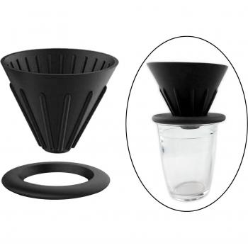Filtro de Café de Silicona Plegable para Aventuras