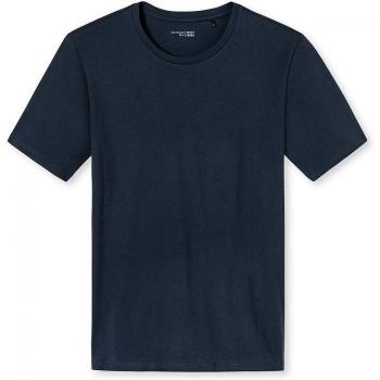 SCHIESSER Herren Pyjama T-Shirt Mix & Relax Dunkelblau Größe 52