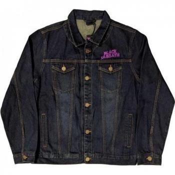 Wavy Logo Black Sabbath Denim Jacket
