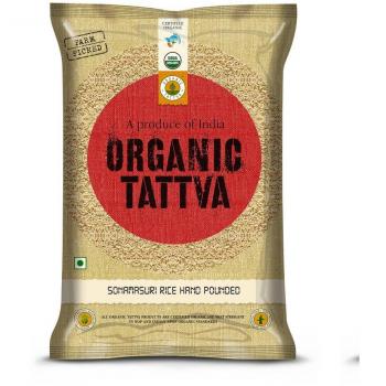 USDA‑Zertifizierter organischer Tattva Sona Masuri Reis – Mittelkorn, 5 kg, Handgescheift