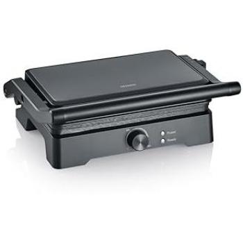 Severin Multigrill XL Elettrica Interna 1800W, Nero, Griglia a Contatto