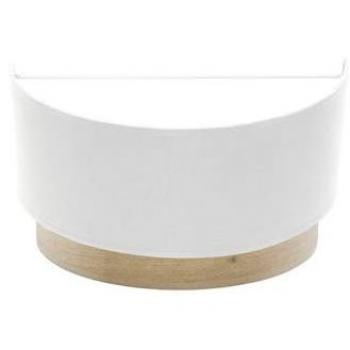 Lampada da Parete Olga Elegante Bianco Legno