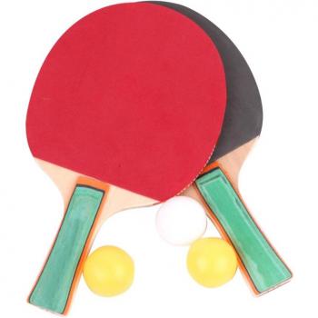 Ping Pong Paddle Set for Kids and Adults with 3 Training Balls