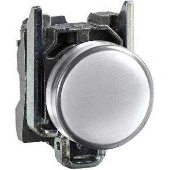 Piloto Redondo LED 22mm 240V Blanco con Terminales Schneider Electric