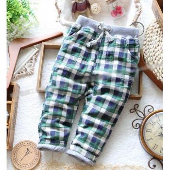 Lange Potlood Broek in Blauw