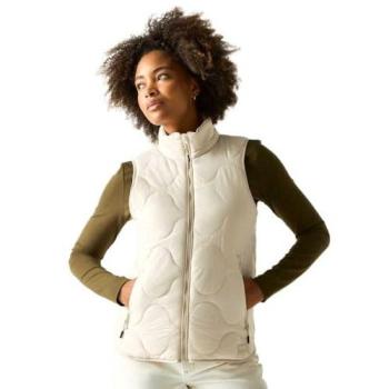 Regatta Carlotte Quoted Water‑Resistant Quilted Gilet – Ecru