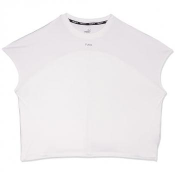 Camiseta Puma Cloudspun Mix manga corta blanco puro mujer
