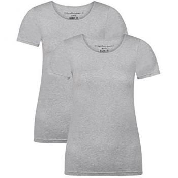 Bamboo basics Unterhemd Damen T-Shirt KATE, 2er Pack