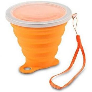 BPA-Free 9oz Retractable Silicone Coffee Cup
