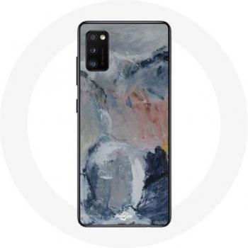 Gray Abstract Pattern Case for Oppo A16