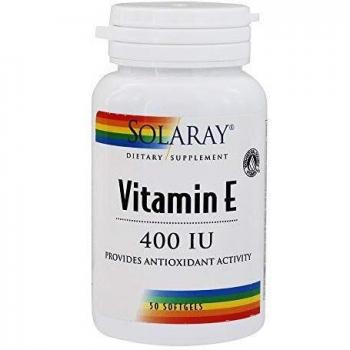 Solaray Vitamina E 50 Perlas 400