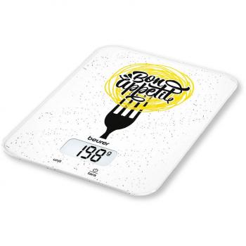 Küchenwaage Beurer KS 19 – Gläserne Basis, 20 × 14,5 × 1,65 cm (Bon Appétit)