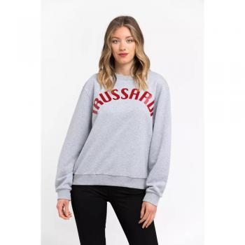 Trussardi Coton Pull in Grau – Frauenschnitt, S