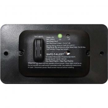 SAFE-T-ALERT 85 Series Slim Line Dual CO & LP Alarm, Black