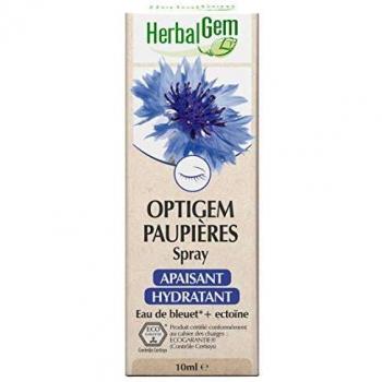 Spray Paupieres Herbalgem Optigem Bio Fatigue Oculaire Apaisant Hydratant