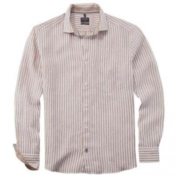 OLYMP Leinenhemd in Beige