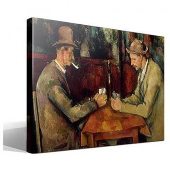Arte en Lienzo Los Jugadores de Cartas de Cézanne