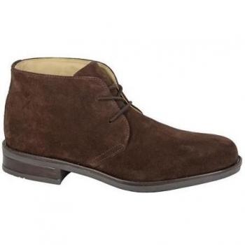 Azul Oscuro Chukka Roamers Botas Hombres 6 UK Camurza
