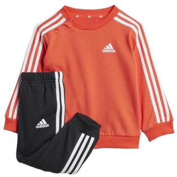 Chándal Adidas Bebé 3 Rayas Rojo/Negro