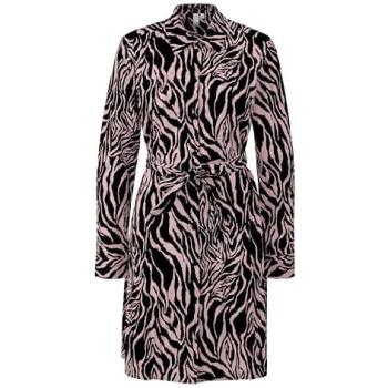 Kleidung: Hemdbluse in Muster, Gürtelschluss