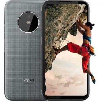 Gigaset GX6 Outdoor Smartphone 128 GB 16.8 cm (6.6 Zoll) Titanium, Grau Android™ 12 Triple-Slot