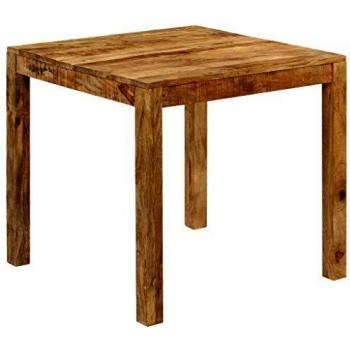 Table de Salle à Manger en Bois de Manguier Massif 82x80x76 cm
