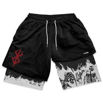 Shorts de Sport Anime Berserk Été Quick Dry