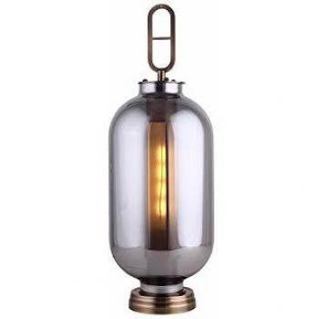 Tischlampe Gylus 22x64 cm Grau von Lumineca