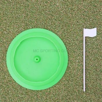 Bandera Verde Soft‑Putter con Agujero 360°